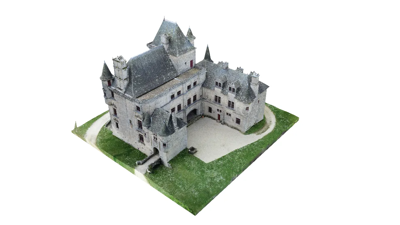 Le chateau de Sedieres, monument MH, Correze