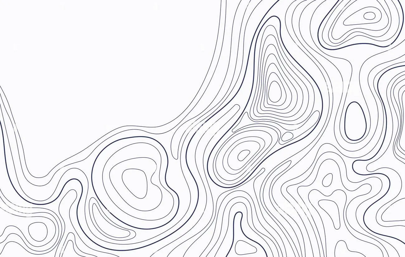 contour de carte topo