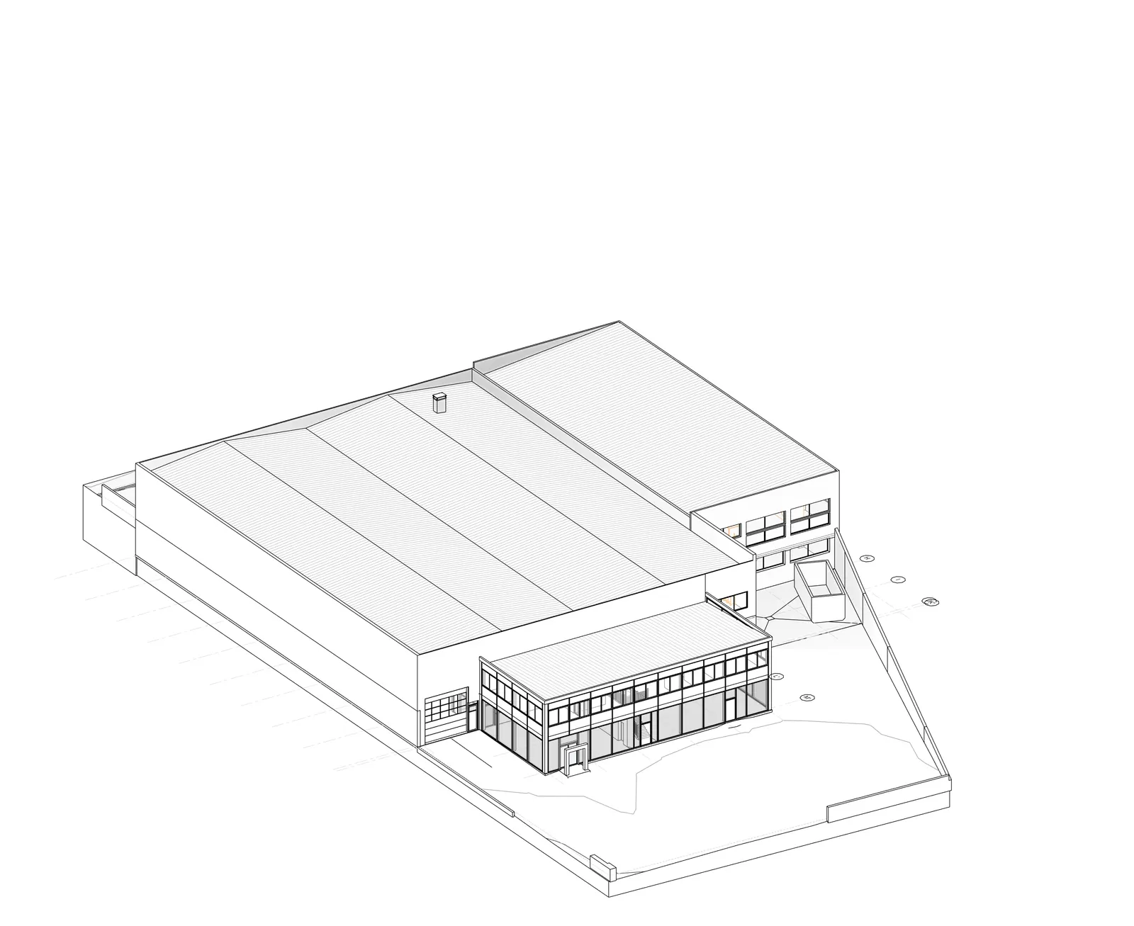 Atelier de fabrication, jumeau numerique 3D de l existant