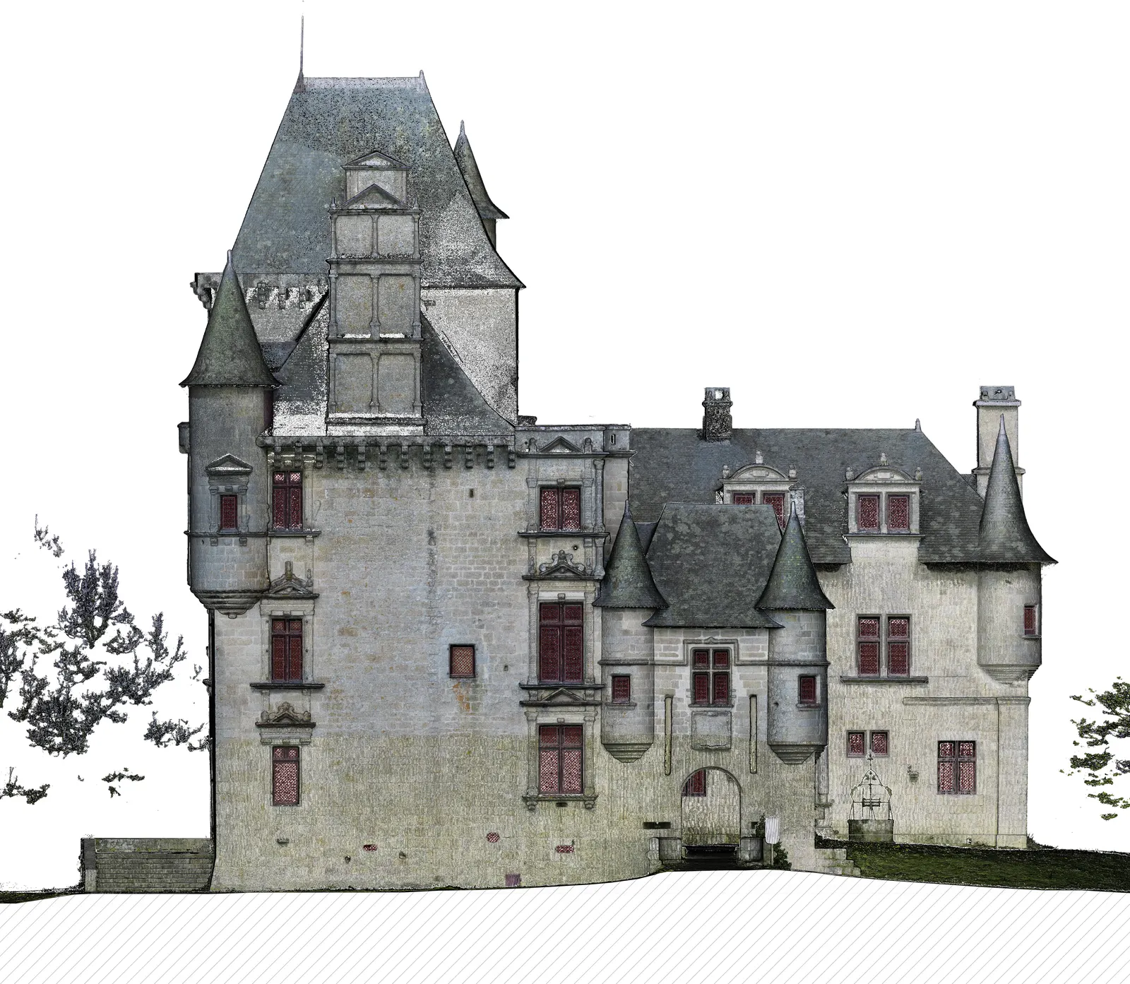 Facade du batiment classe monument historique