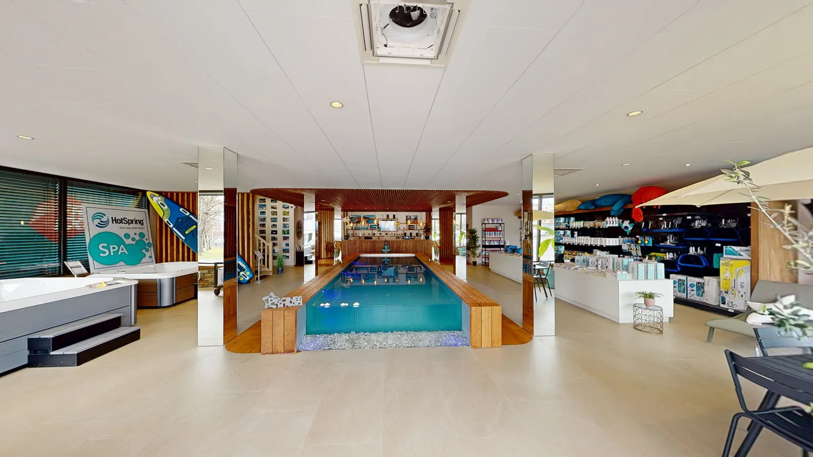 Visite virtuelle, Piscine de France